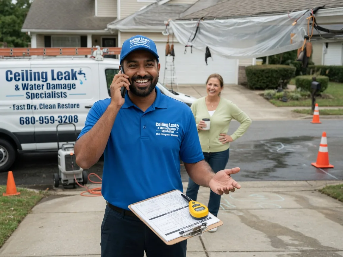 Ceiling Leak Cleanup Lyman, WY FAQs